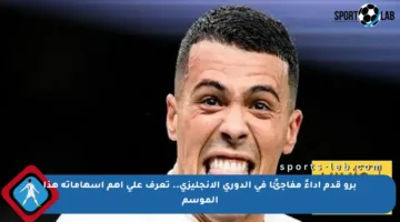 برو قدم أداءً مفاجئًا في الدوري الإنجليزي.. تعرف على أهم إسهاماته هذا الموسم